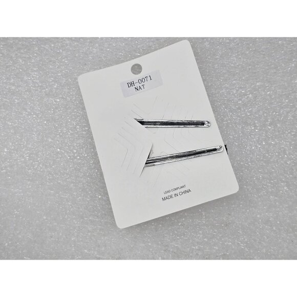 Southwestern Style Hair Clips Pins With Faux White Stone & Floral Design - Picture 2 of 2